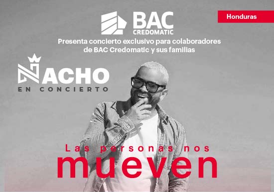 BAC Credomatic ofrece exclusivo concierto virtual del cantante venezolano Nacho para sus colaboradores y familias