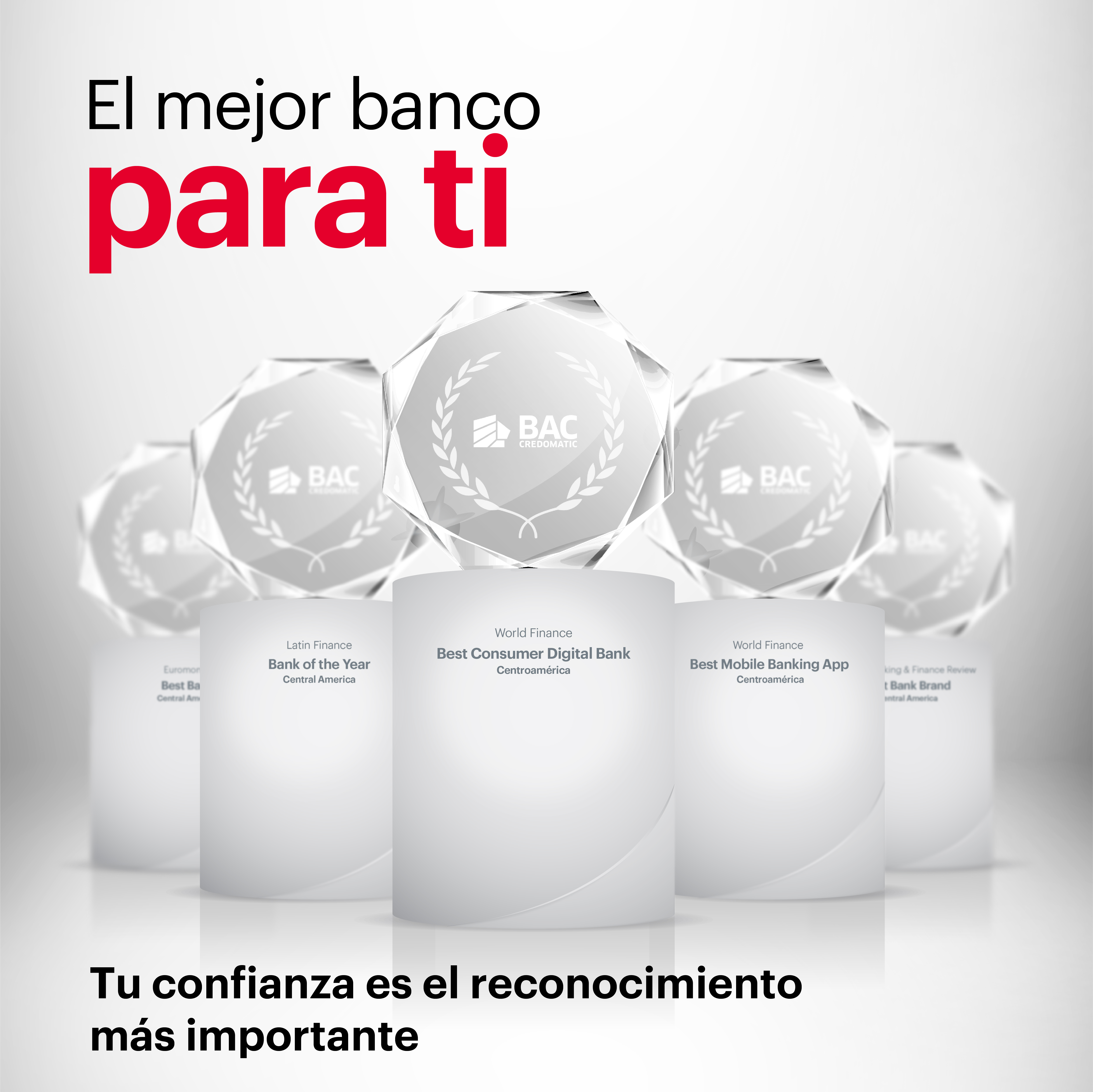 BAC Credomatic recibe 27 premios y reconocimientos internacionales durante el 2020