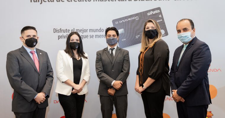 Davivienda lanza la nueva Tarjeta de Crédito MasterCard Black Davipuntos.