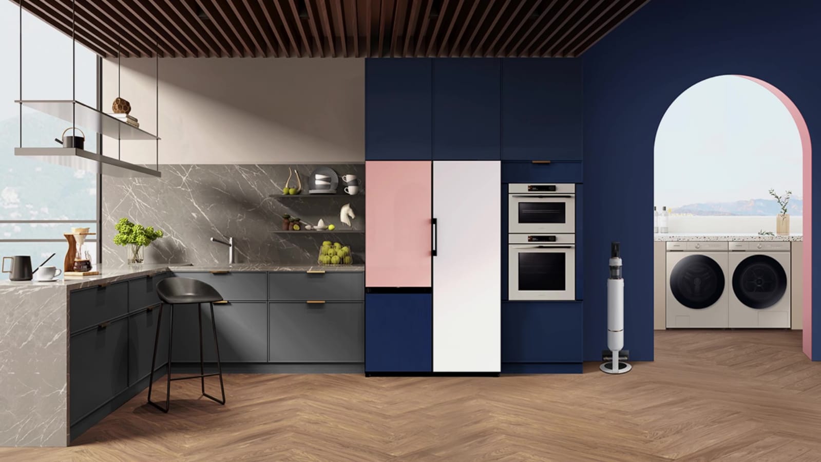 Presentamos la visión detrás de Bespoke Home 2022 de Samsung y la expansión de las posibilidades de la vida en el hogar .