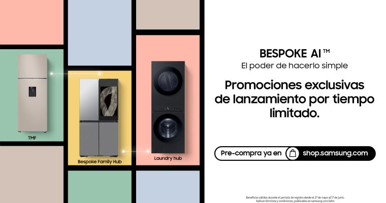 BESPOKE AI: ¡Conoce la nueva línea de electrodomésticos Samsung y ten el poder de hacer simples las cosas en tu hogar!