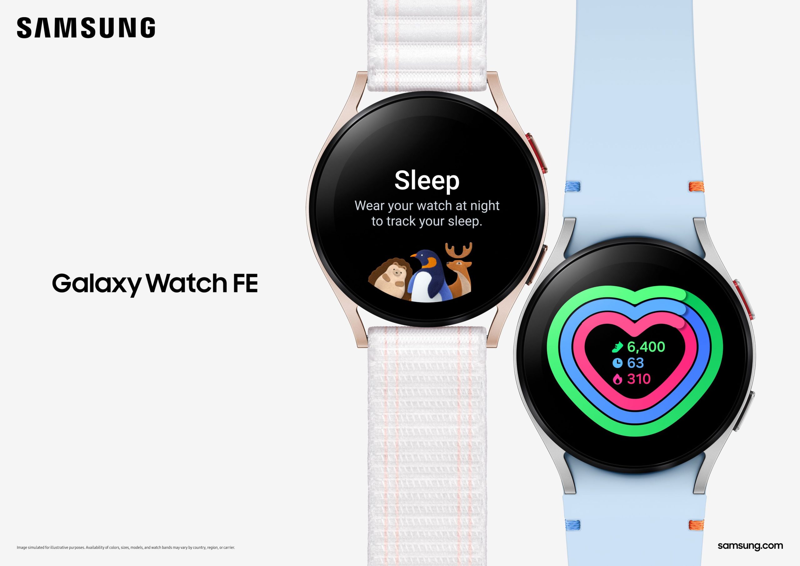 Samsung lanza su primer Galaxy Watch FE con la más avanzada tecnología de monitoreo de salud.