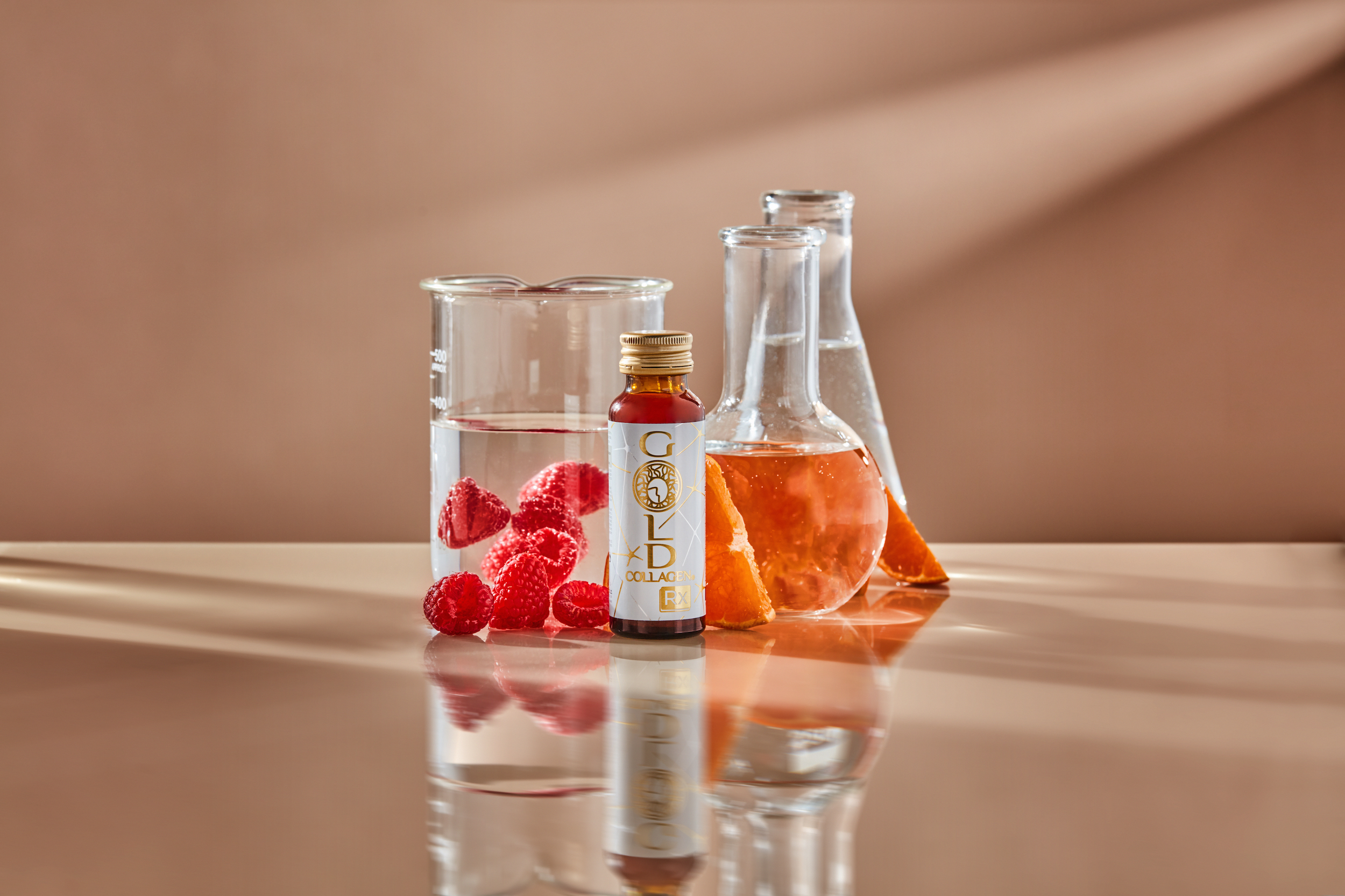 Fórmula avanzada para la salud de la piel REFORMULACIÓN Gold Collagen® RX.