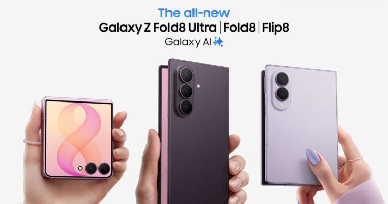 Samsung revoluciona la categoría de teléfonos plegables con la nueva serie Galaxy Z8