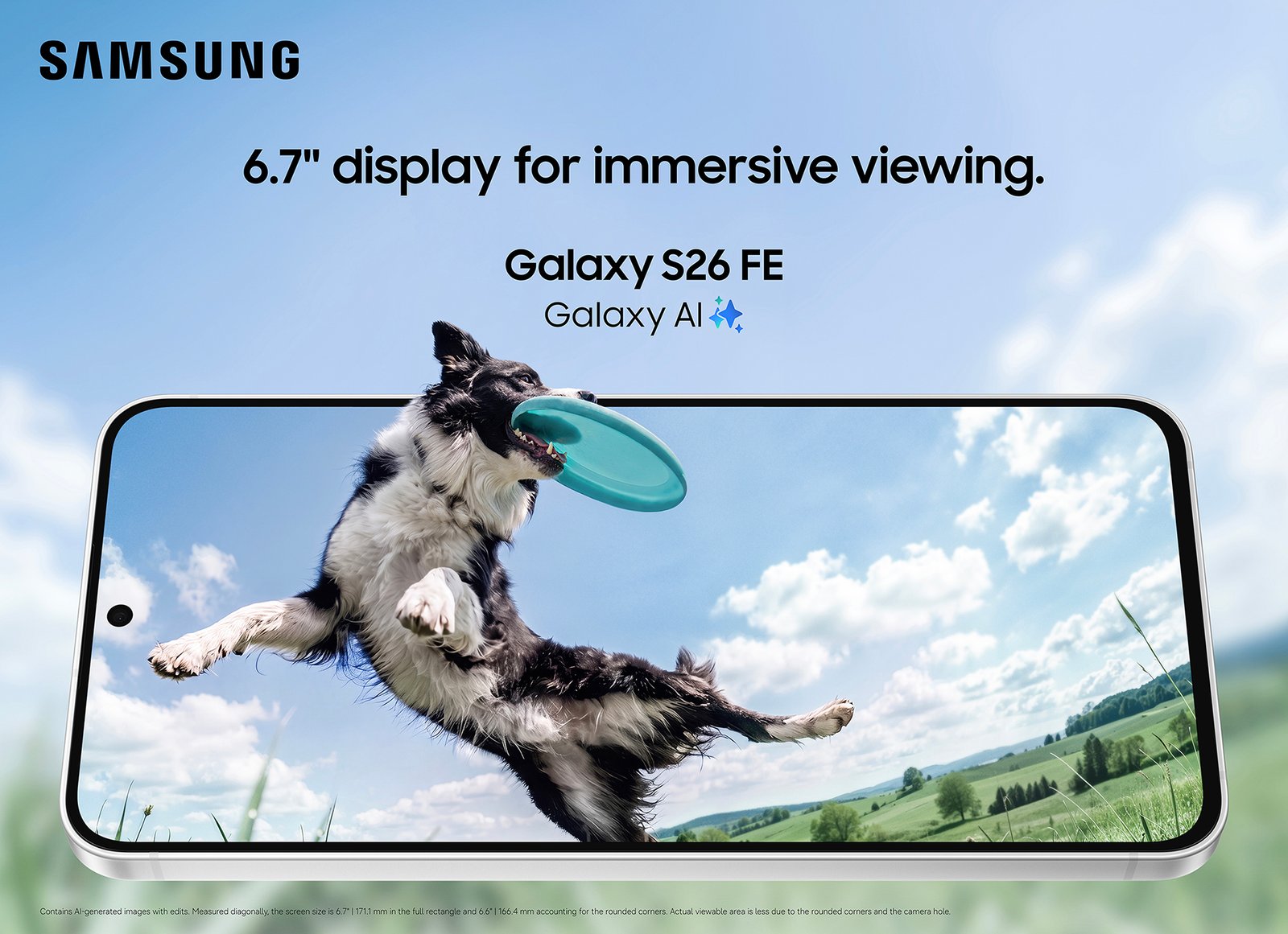 Samsung Galaxy S26 FE ofrece la más reciente experiencia premium centrada en lo que más importa.