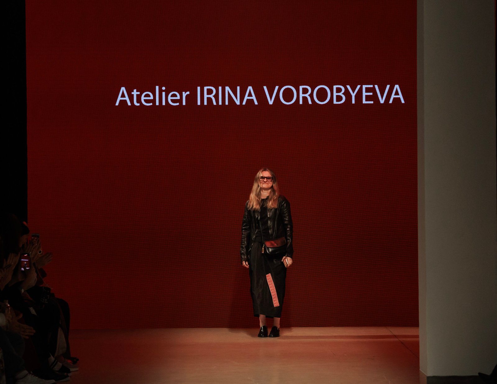 Atelier Irina Vorobyeva (Moscow) presented a collection dedicated to traditional folk costume.