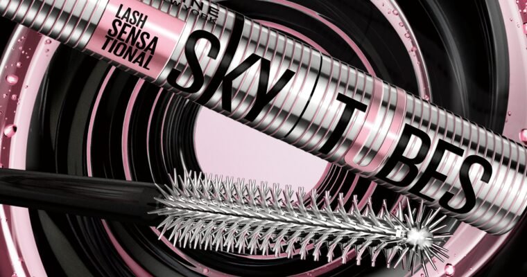 MAYBELLINE NEW YORK DESCUBRE SKY TUBES, LA MÁSCARA CON TECNOLOGÍA TUBING QUE CUIDA TUS PESTAÑAS Y SE RETIRA SIN DESMAQUILLANTE.