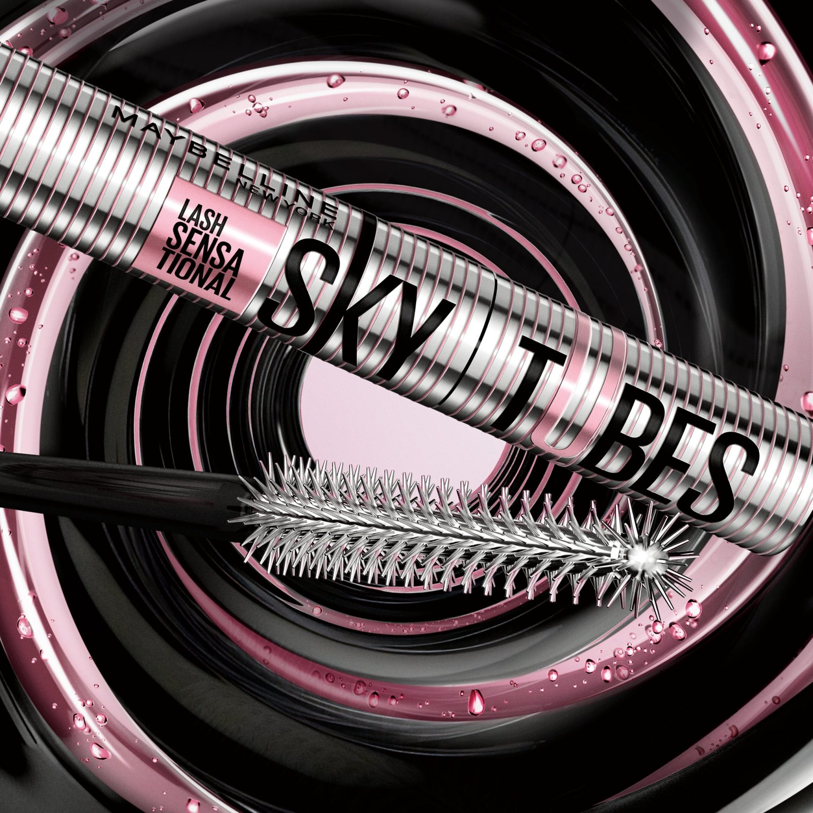 MAYBELLINE NEW YORK DESCUBRE SKY TUBES, LA MÁSCARA CON TECNOLOGÍA TUBING QUE CUIDA TUS PESTAÑAS Y SE RETIRA SIN DESMAQUILLANTE.